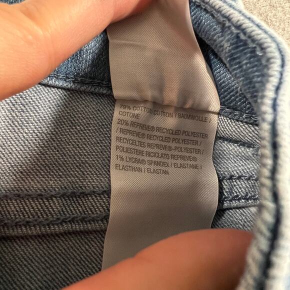 Studio Park x Jane Treacy Regular Denim Kick Flare Cropped Medium Wash, Plus 22 - Picture 10 of 11